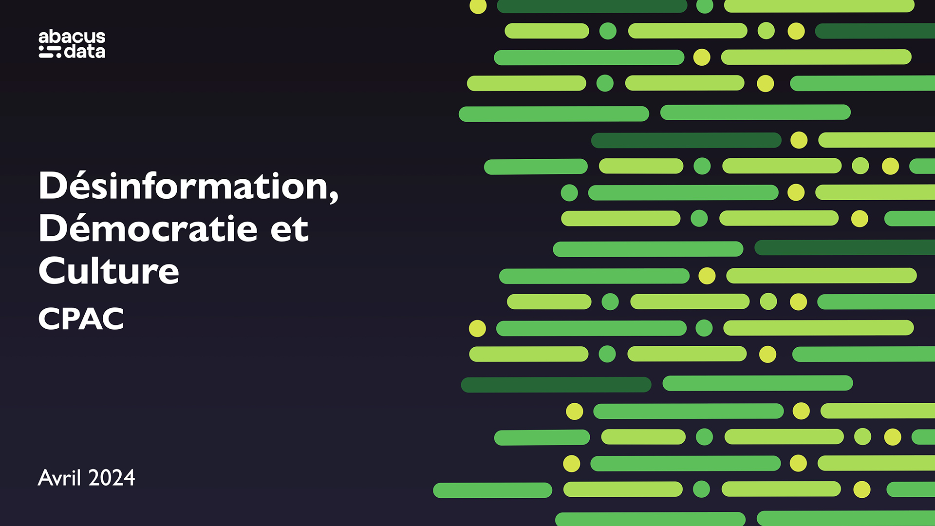 Désinformation, Démocratie et Culture